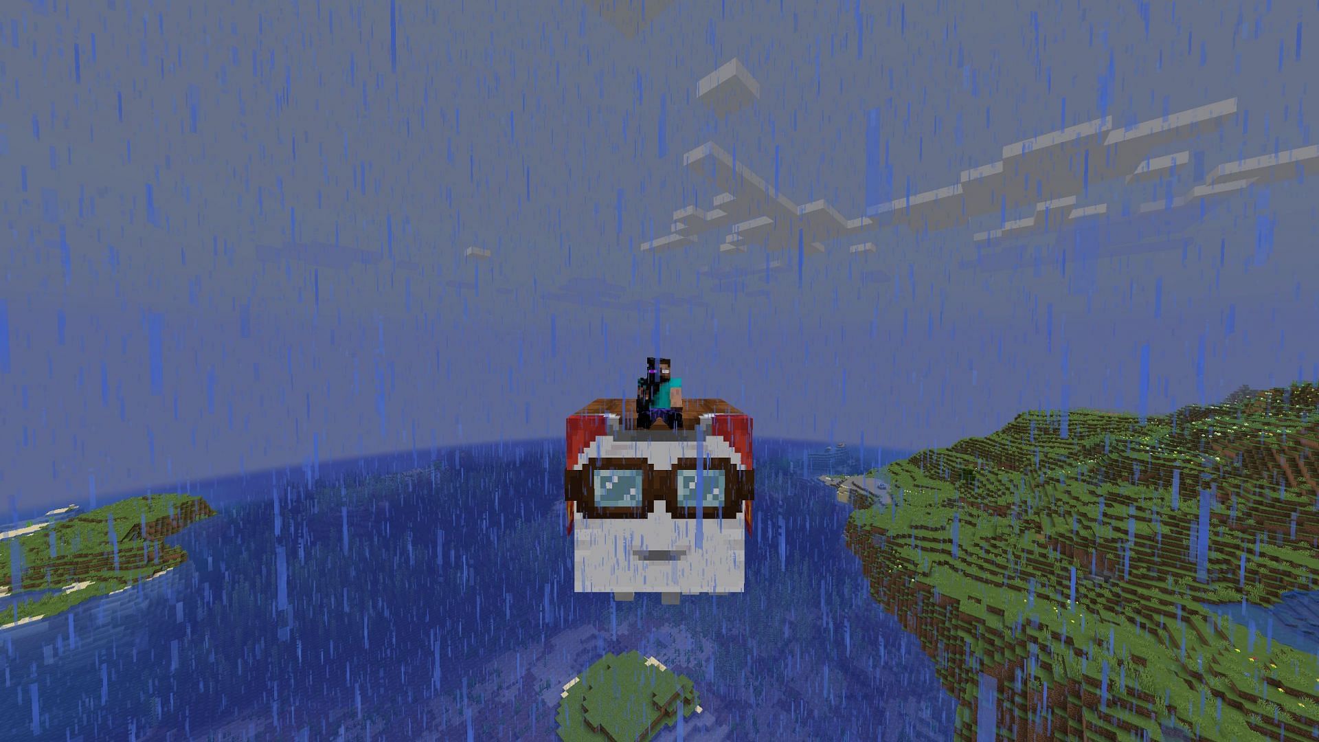 Happy ghast (Image via Sportskeeda Gaming || Mojang Studios)